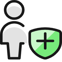 Single Neutral Actions Shield Icon from Ultimate Colors Set