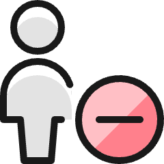 Single Neutral Actions Subtract Icon from Ultimate Colors Set