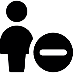 Single Neutral Actions Subtract Icon from Ultimate Bold Set