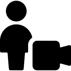 Single Neutral Actions Video Icon from Ultimate Bold Set