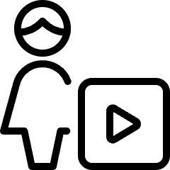 Single Woman Actions Player Icon from Ultimate Light Set