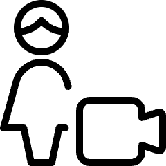 Single Woman Actions Video Icon from Ultimate Light Set