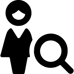 Single Woman Actions View Icon from Ultimate Bold Set