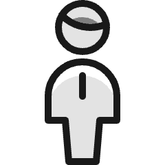 Single Man Icon from Ultimate Colors Set