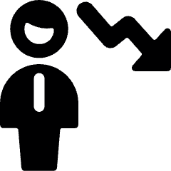 Single Man Decrease Icon from Ultimate Bold Set