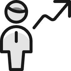 Single Man Increase Icon from Ultimate Colors Set