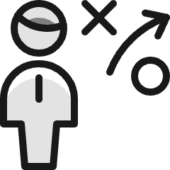 Single Man Process Icon from Ultimate Colors Set