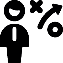 Single Man Process Icon from Ultimate Bold Set