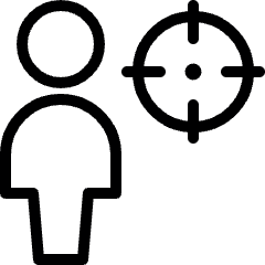 Single Neutral Aim Icon from Ultimate Light Set