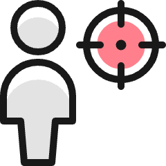 Single Neutral Aim Icon from Ultimate Colors Set