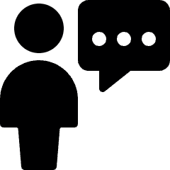 Single Neutral Chat Icon from Ultimate Bold Set