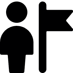 Single Neutral Flag 2 Icon from Ultimate Bold Set