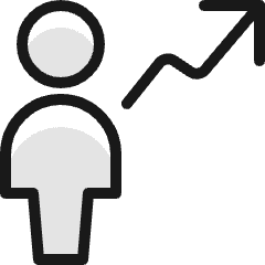 Single Neutral Increase Icon from Ultimate Colors Set