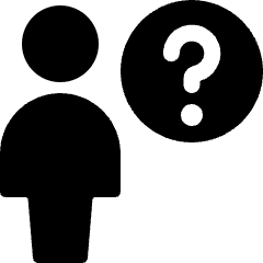 Single Neutral Question Icon from Ultimate Bold Set