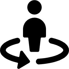 Single Neutral Rotate Icon from Ultimate Bold Set