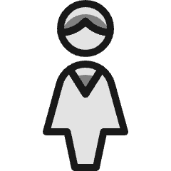 Single Woman Icon from Ultimate Colors Set