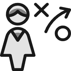 Single Woman Process Icon from Ultimate Colors Set