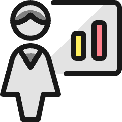 Single Woman Statis 2 Icon from Ultimate Colors Set