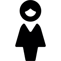 Single Woman Icon from Ultimate Bold Set