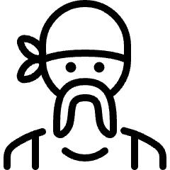 Famous People Man Hulk Hogan Icon from Ultimate Light Set