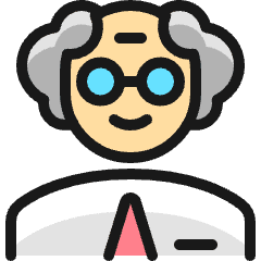 Old People Man 1 Icon from Ultimate Colors Set