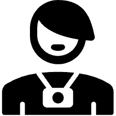 Avatar Photographer Man Icon from Ultimate Bold Set