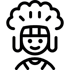 Avatar Red Indian Man Icon from Ultimate Light Set