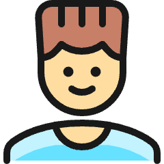 People Man 10 Icon from Ultimate Colors Set