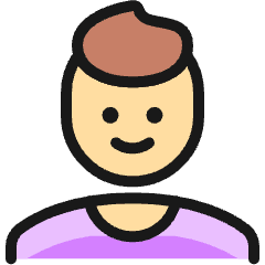 People Man 4 Icon from Ultimate Colors Set