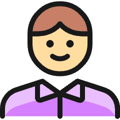 People Man 8 Icon from Ultimate Colors Set