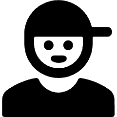 People Man Cap 3 Icon from Ultimate Bold Set