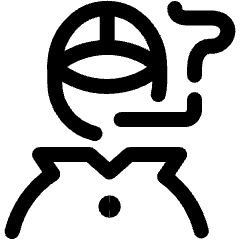 Avatar Detective Man Icon from Ultimate Regular Set