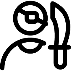 Avatar Pirate 3 Icon from Ultimate Regular Set