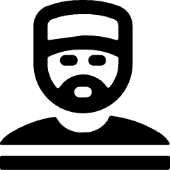 Crime Man Inmate Icon from Ultimate Bold Set