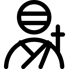 Crime Man Ninja Icon from Ultimate Regular Set