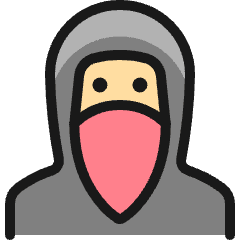 Crime Man Riot 1 Icon from Ultimate Colors Set