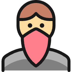 Crime Man Riot 2 Icon from Ultimate Colors Set