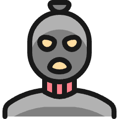 Crime Man Thief 2 Icon from Ultimate Colors Set