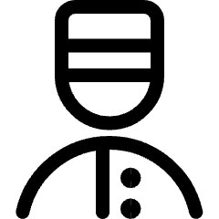 Professions Man Bellboy Icon from Ultimate Regular Set