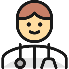 Professions Man Doctor 2 Icon from Ultimate Colors Set