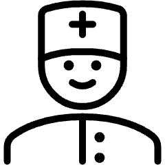 Professions Man Nurse 2 Icon from Ultimate Light Set