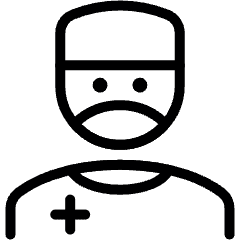 Professions Man Surgeon Icon from Ultimate Light Set