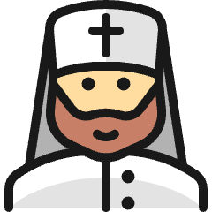 Religion Man Christian 2 Icon from Ultimate Colors Set