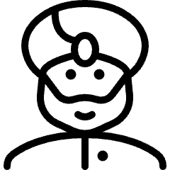 Religion Man Indian Icon from Ultimate Light Set