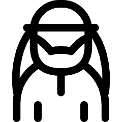 Avatar Muslim Man 1 Icon from Ultimate Regular Set