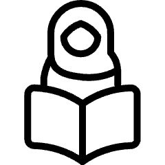 Avatar Muslim Reading Quraan 1 Icon from Ultimate Light Set