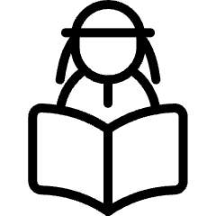 Avatar Muslim Reading Quraan 2 Icon from Ultimate Light Set