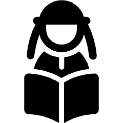Avatar Muslim Reading Quraan 2 Icon from Ultimate Bold Set