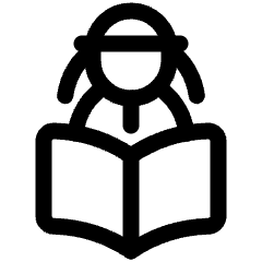 Avatar Muslim Reading Quraan 2 Icon from Ultimate Regular Set