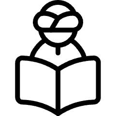 Avatar Muslim Reading Quraan 3 Icon from Ultimate Light Set